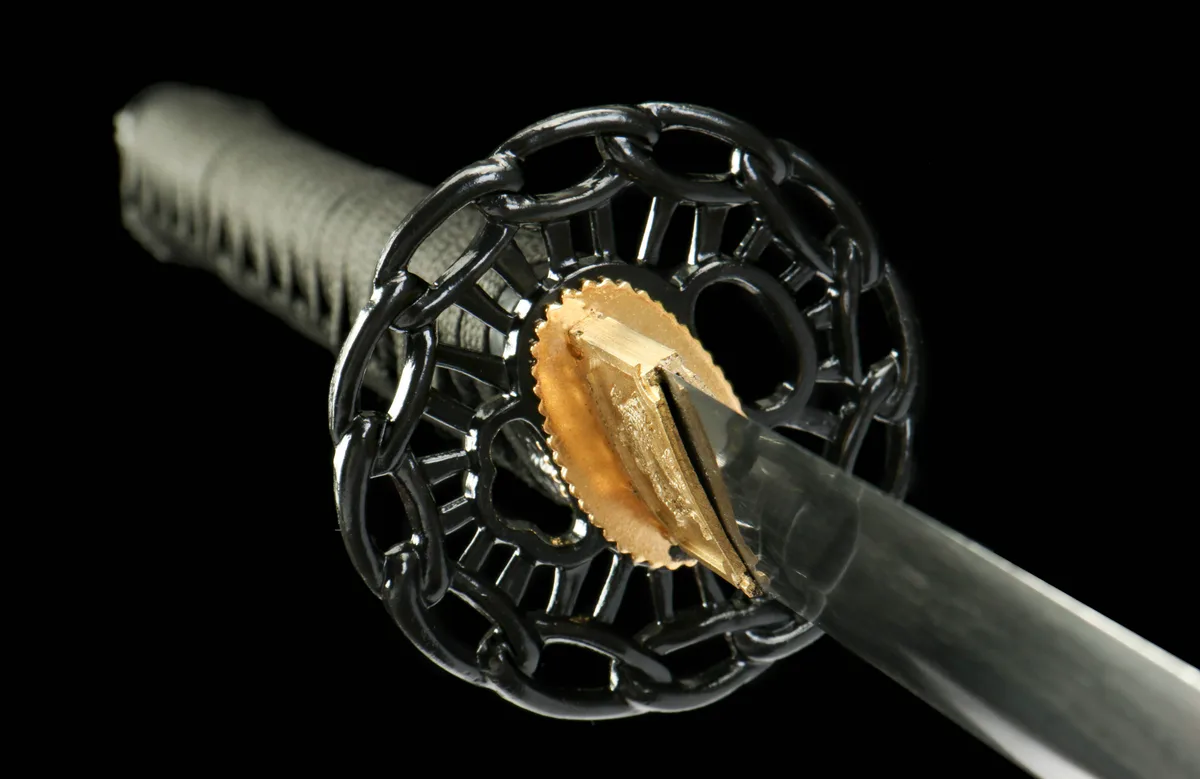Spectre Écarlate - Katana Forge a la Main en 65Mn Spring Steel - Image 7