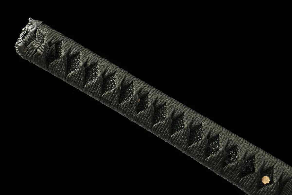 Spectre Écarlate - Katana Forge a la Main en 65Mn Spring Steel - Image 8