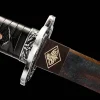 Braise Dorée - Katana Forge a la Main en Acier a haute teneur en carbone 1095