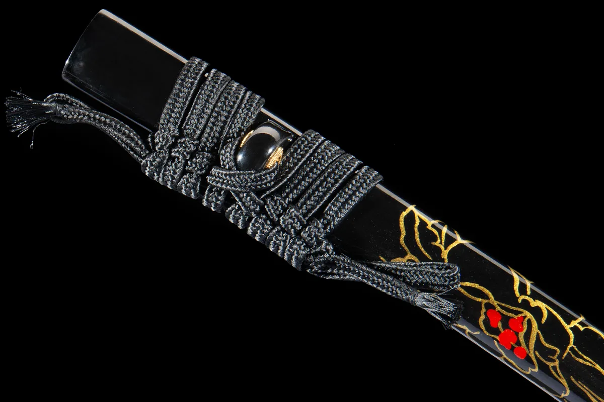 Écaille d'Or - Katana Forge a la Main en Acier a outils T10 - Image 4