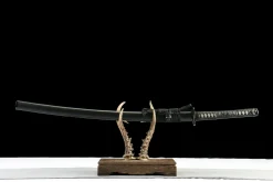 Éclat des Ténèbres - Katana Forge a la Main en Acier a outils T10