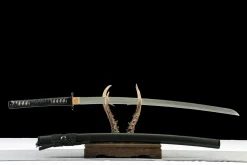 Alternative view of Éclat des Ténèbres - Katana Forge a la Main en Acier a outils T10