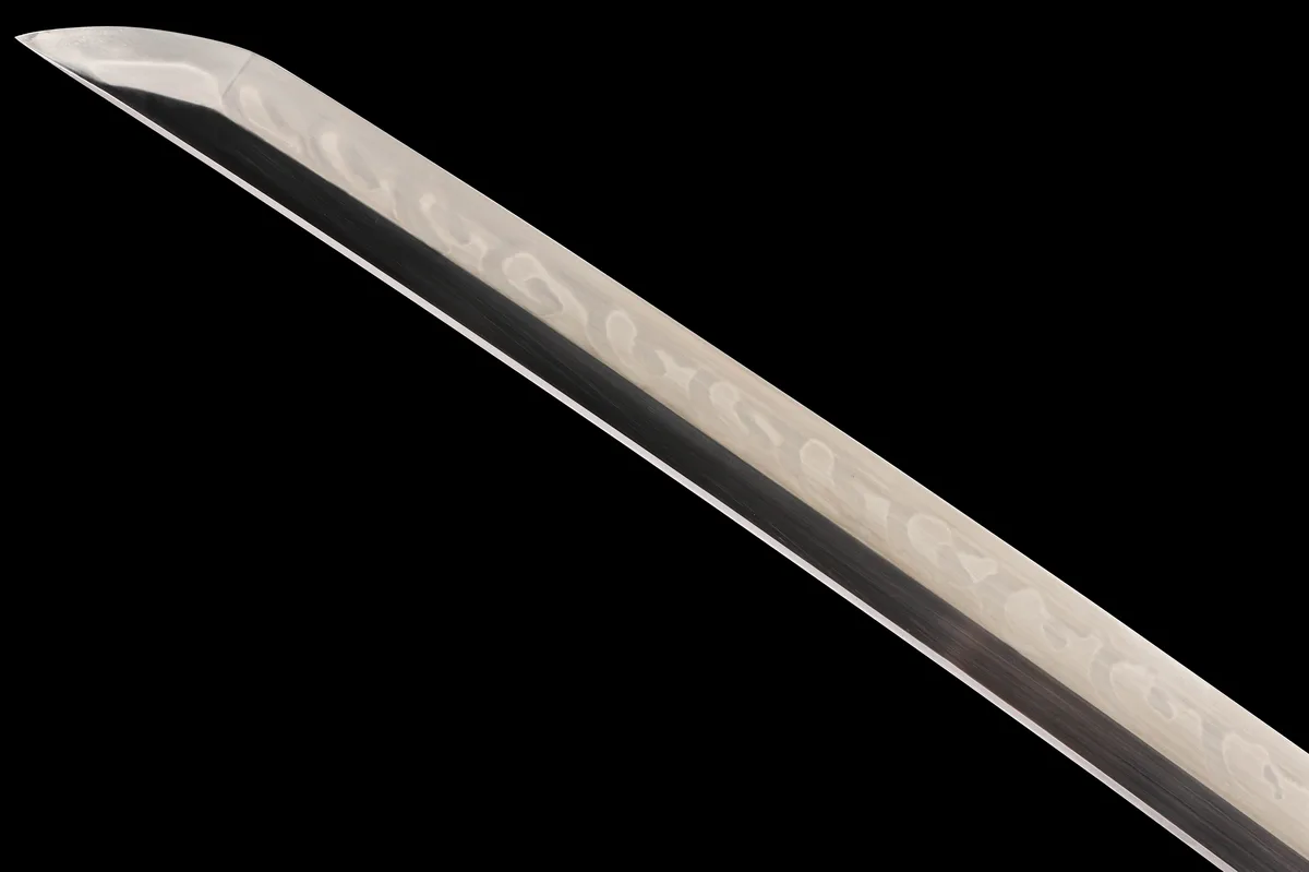 Fleur de Givre sur Nuage Errant - Katana Forge a la Main en Acier a outils T10 - Image 10