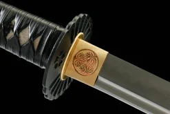 Katana Forgée Main T10 Acier Outil — Trempe à l'Argile - Katana Forge a la Main en Acier a outils T10