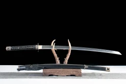Alternative view of Lame Inversée - Katana Forge a la Main en Acier a outils T10