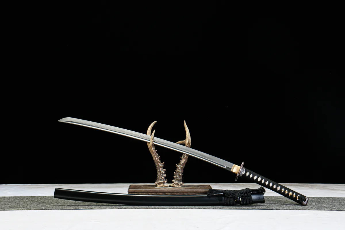 Le Tranchant Voilé - Katana Forge a la Main en Acier a outils T10 - Image 2