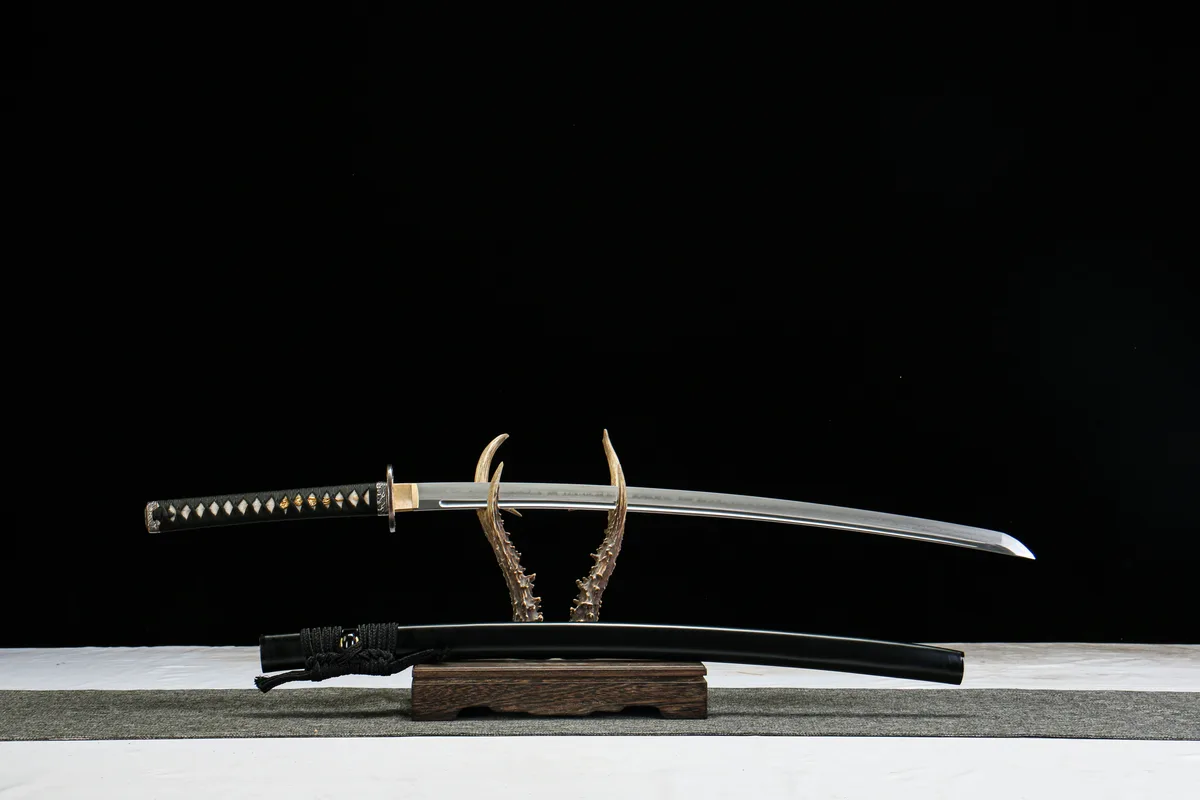 Le Tranchant Voilé - Katana Forge a la Main en Acier a outils T10 - Image 3