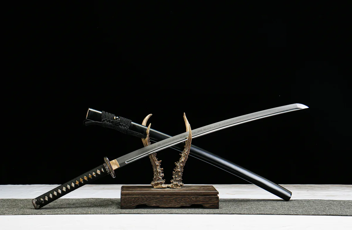 Le Tranchant Voilé - Katana Forge a la Main en Acier a outils T10 - Image 4
