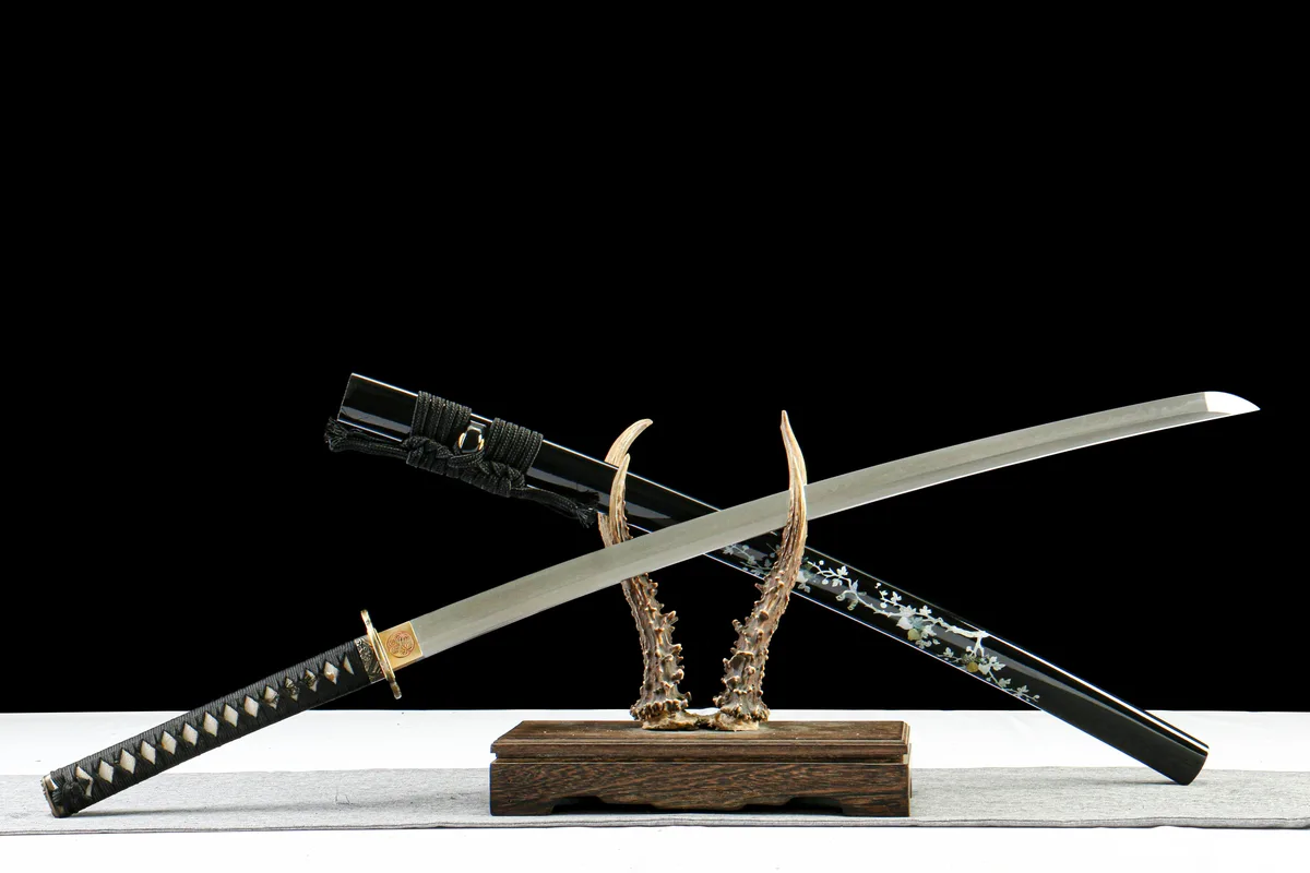 Lueur des Abysses - Katana Forge a la Main en Acier a outils T10 - Image 3