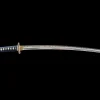 Lumière Fluide sur Écailles d'Encre - Katana Forge a la Main en Acier a outils T10