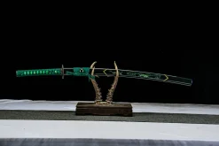 Alternative view of Ombre de Jade - Katana Forge a la Main en Acier a outils T10