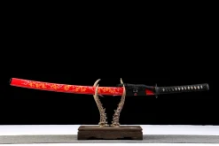 Or de Flamme - Katana Forge a la Main en Acier a outils T10