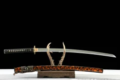 Alternative view of Or des Ténèbres - Katana Forge a la Main en Acier a outils T10