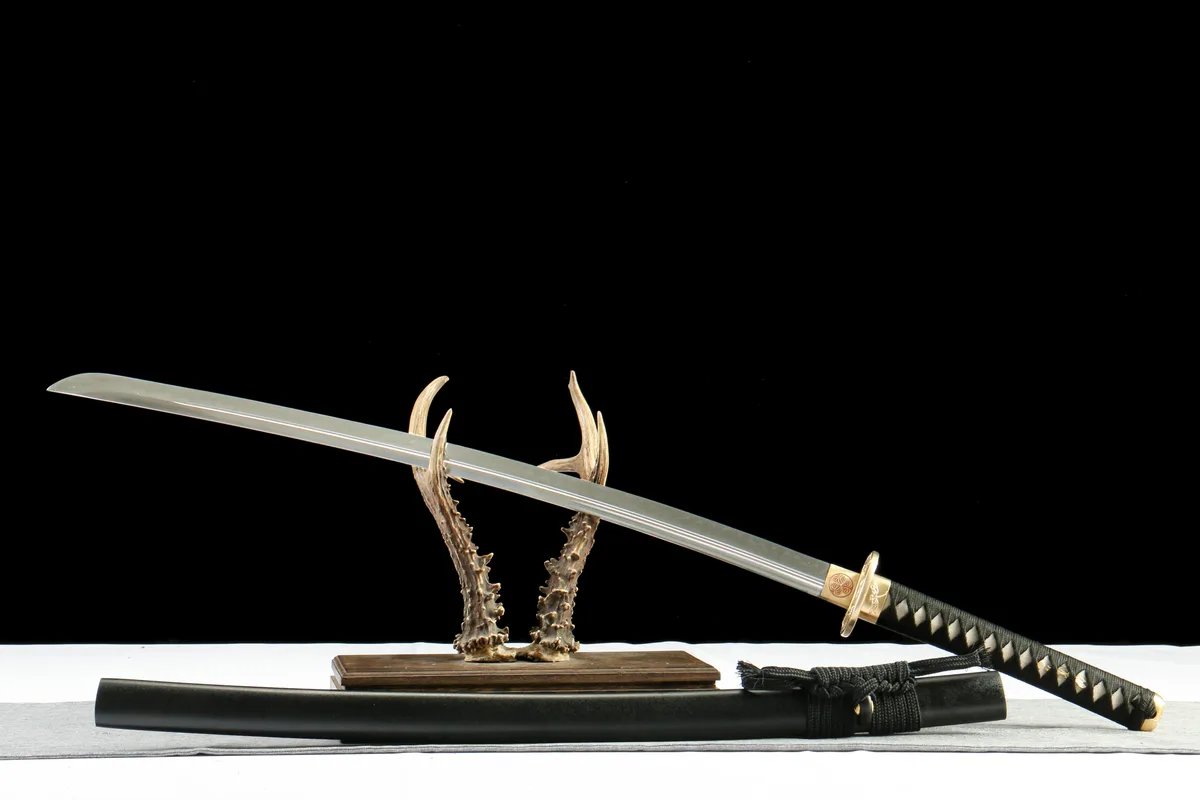 Ravin des Ténèbres - Katana Forge a la Main en Acier a outils T10 - Image 4