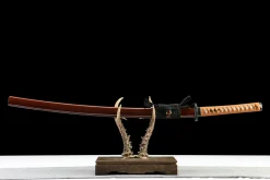 Reflet Brun - Katana Forge a la Main en Acier a outils T10