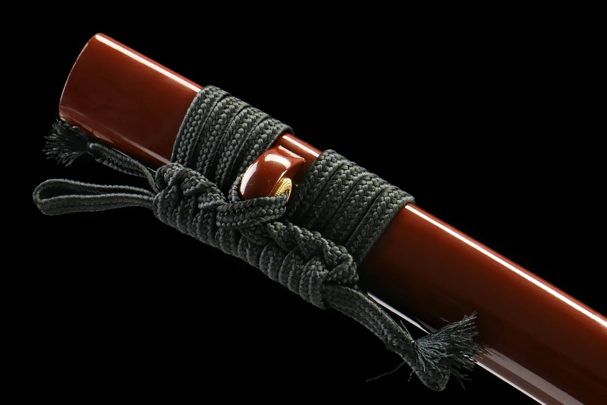 Reflet Brun - Katana Forge a la Main en Acier a outils T10 - Image 9