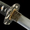 Rugissement d'Obsidienne - Katana Forge a la Main en Acier a outils T10