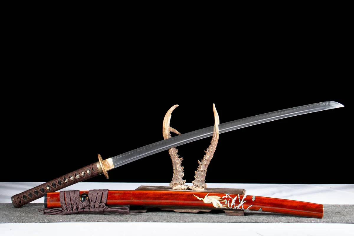 Santal de Sang - Katana Forge a la Main en Acier a outils T10 - Image 6