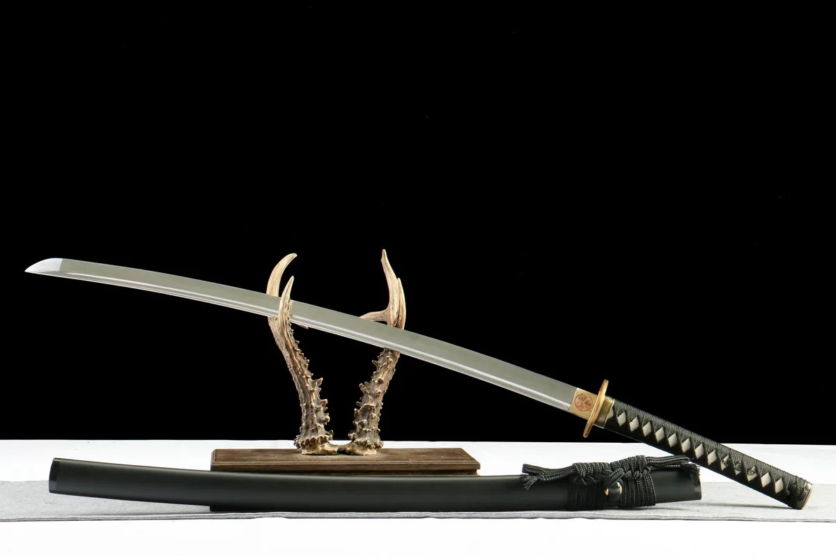 Soleil des Ombres - Katana Forge a la Main en Acier a outils T10 - Image 4