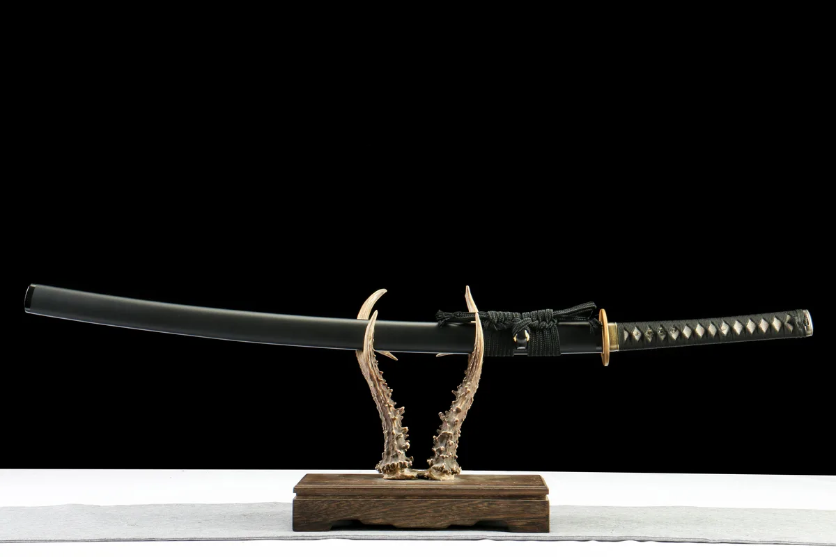Soleil des Ombres - Katana Forge a la Main en Acier a outils T10 - Image 5