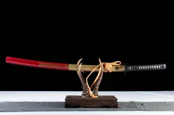 Alternative view of Splendeur Éphémère - Katana Forge a la Main en Acier a outils T10