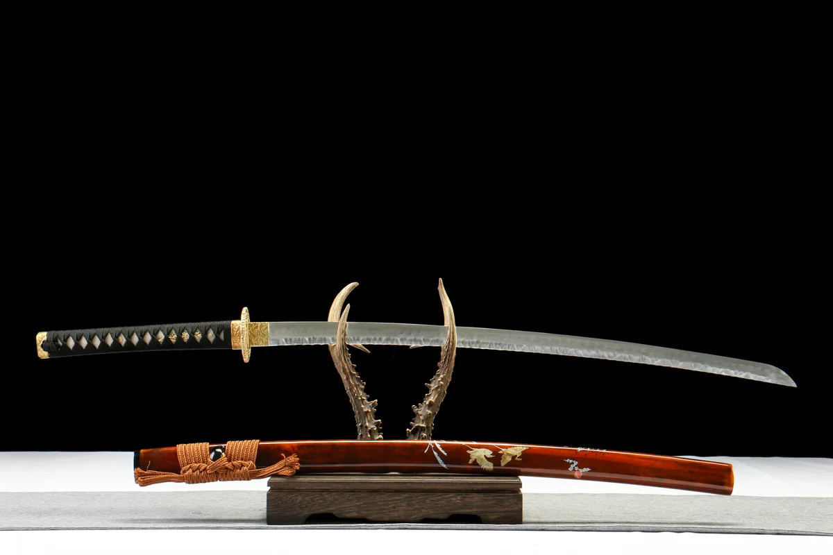 Tranchant des Ombres - Katana Forge a la Main en Acier a outils T10 - Image 2