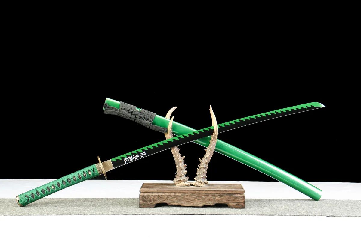 Chasse de Jade - Katana Forge a la Main en Acier au carbone 1045 - Image 3