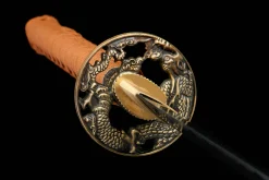 Alternative view of Dévoreur d'Âmes - Katana Forge a la Main en Acier au carbone 1045
