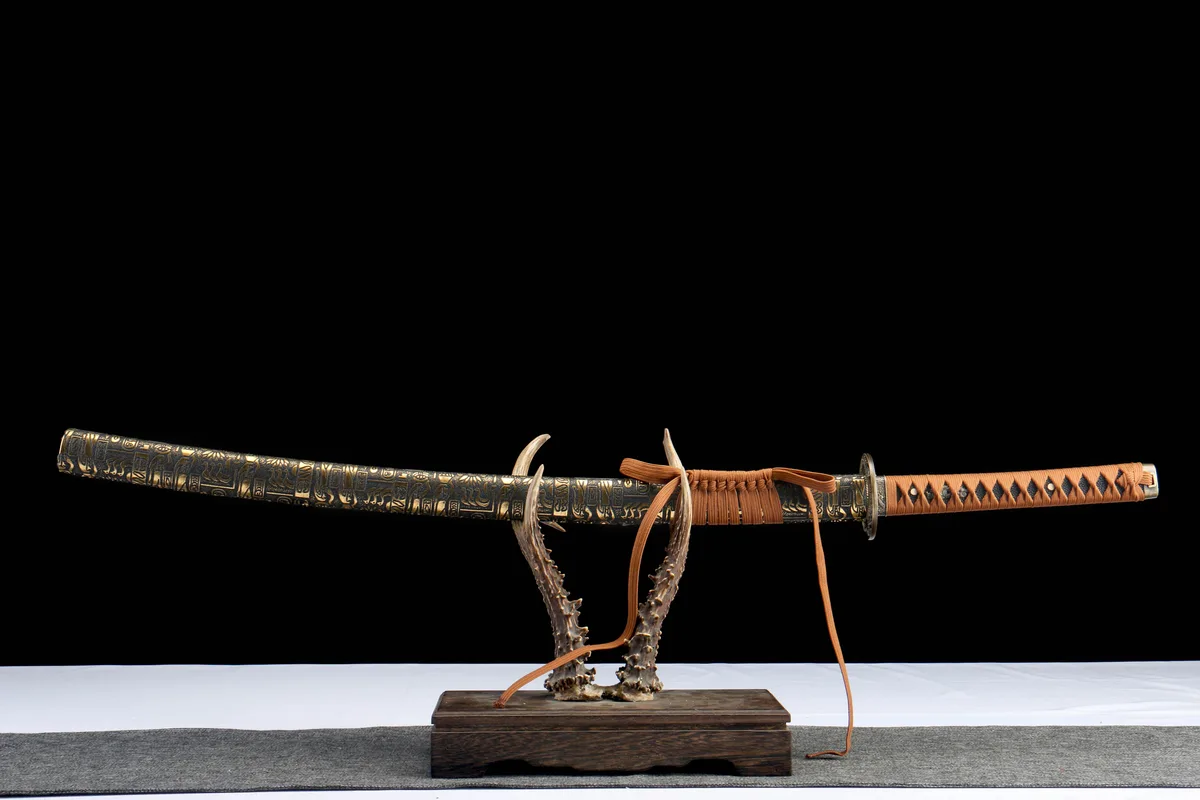 Dévoreur d'Âmes - Katana Forge a la Main en Acier au carbone 1045 - Image 3
