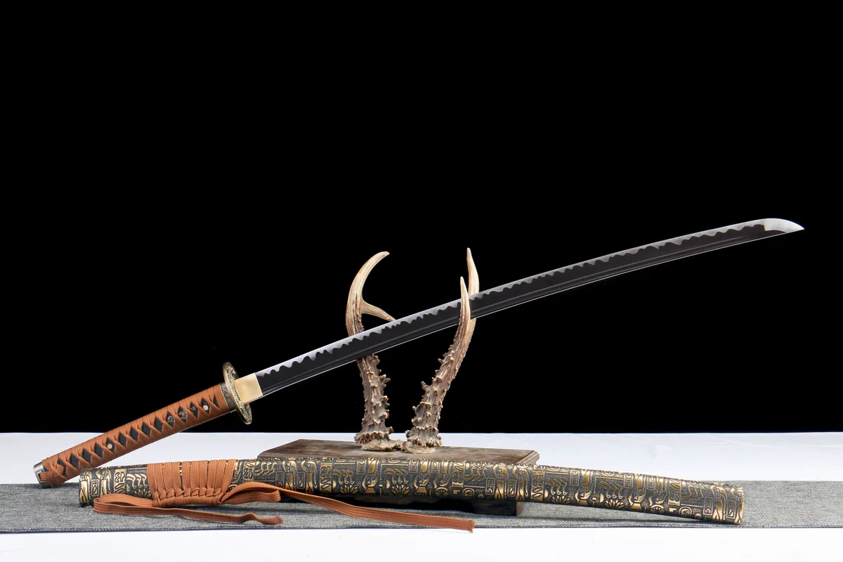 Dévoreur d'Âmes - Katana Forge a la Main en Acier au carbone 1045 - Image 4