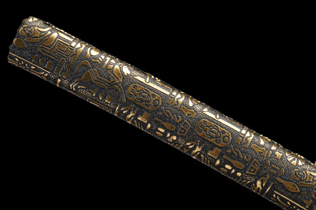 Dévoreur d'Âmes - Katana Forge a la Main en Acier au carbone 1045 - Image 6