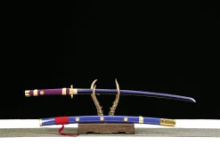 Alternative view of Enma (紫) - Katana Forge a la Main en Acier au carbone 1045
