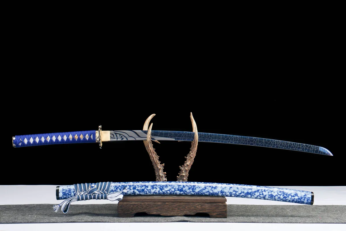 碎星 - Etoile Brisée - Katana Forge a la Main en Acier au carbone 1045 - Image 11