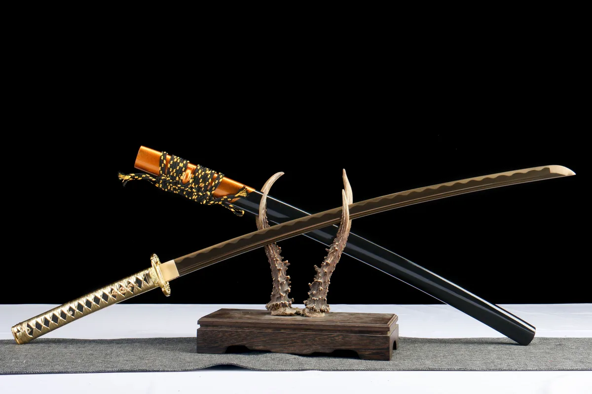 Étoile Déchue - Katana Forge a la Main en Acier au carbone 1045 - Image 8