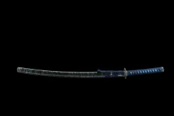 Alternative view of 星陨苍穹 - Firmament d'Etoiles Tombantes - Katana Forge a la Main en Acier au carbone 1045