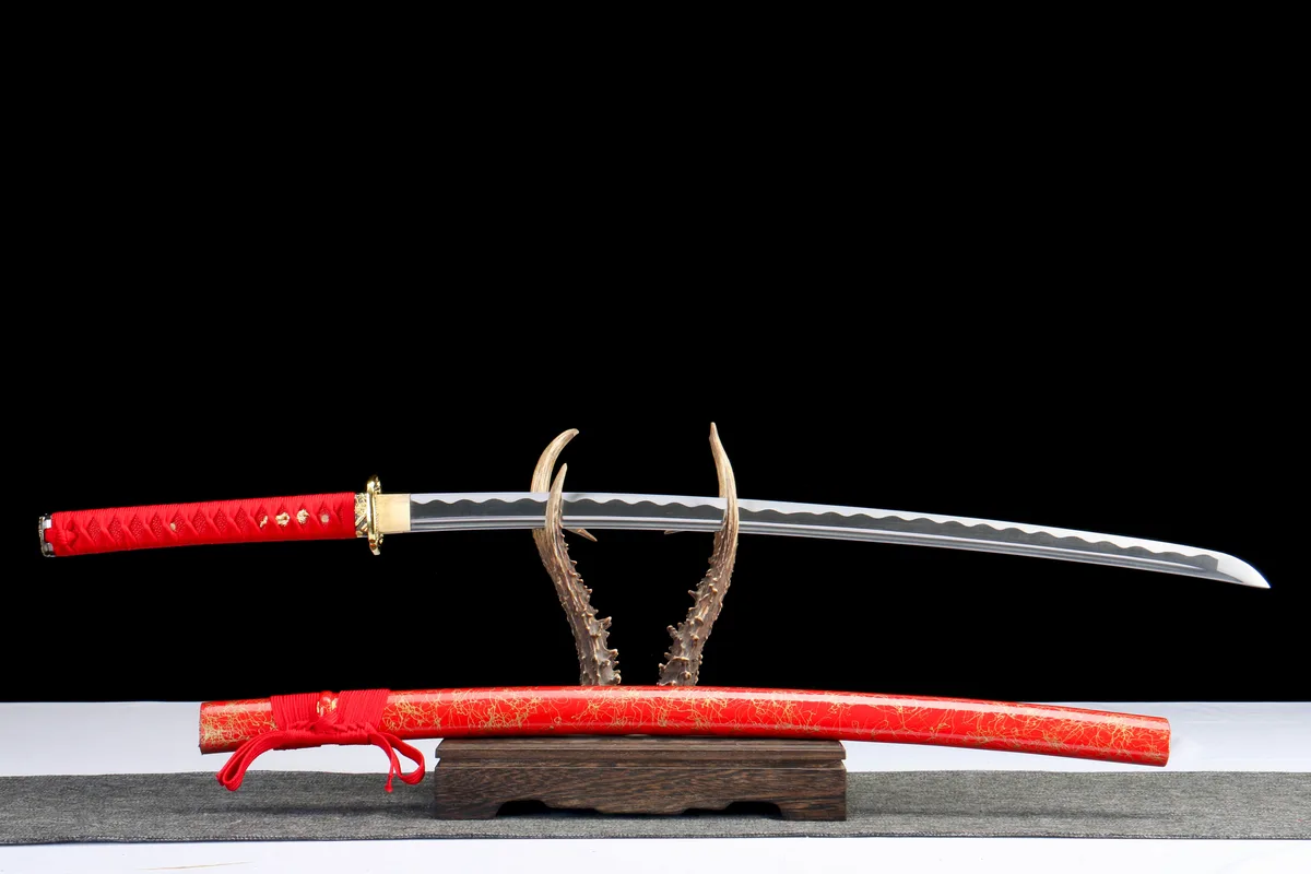 流萤渡水 - Lucioles sur l'Eau - Katana Forge a la Main en Acier au carbone 1045 - Image 3