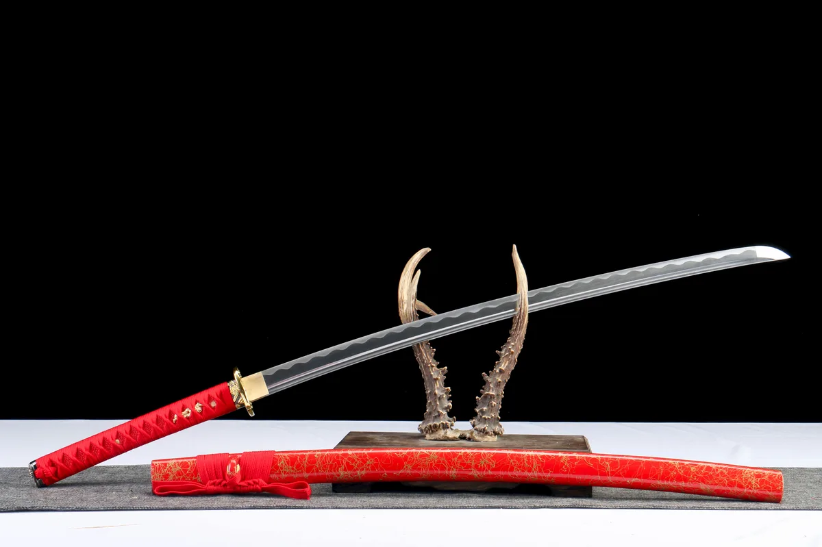 流萤渡水 - Lucioles sur l'Eau - Katana Forge a la Main en Acier au carbone 1045 - Image 5