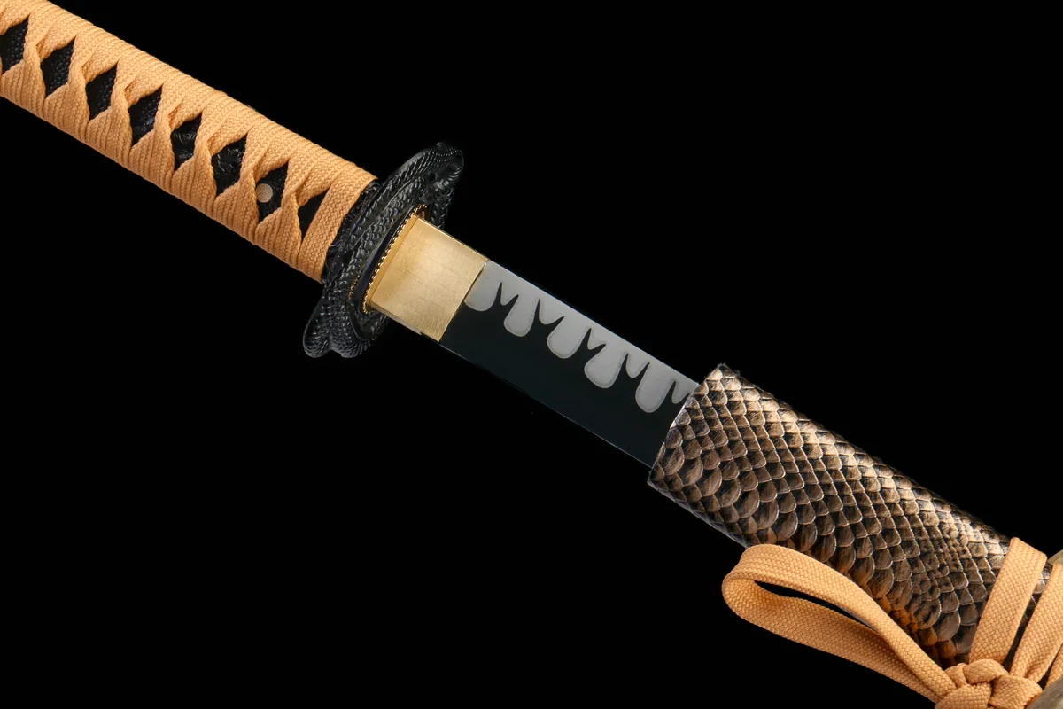 Ombre du Cygne Solitaire - Katana Forge a la Main en Acier au carbone 1045 - Image 8
