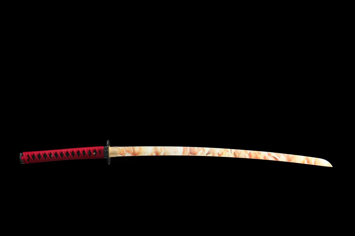 Phénix Fugace - Katana Forge a la Main en Acier au carbone 1045 - Image 11