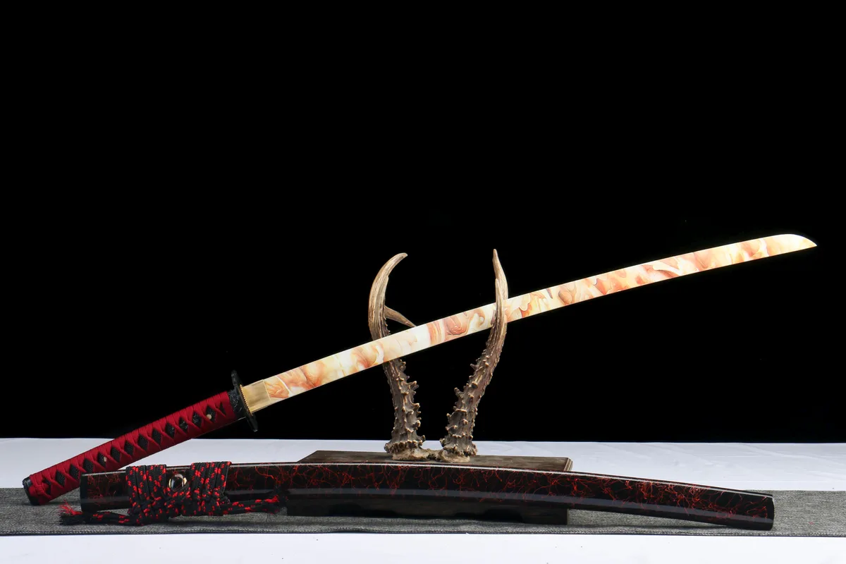 Phénix Fugace - Katana Forge a la Main en Acier au carbone 1045 - Image 4