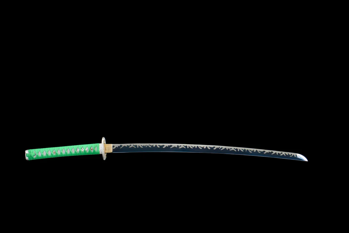 Tonnerre de Printemps - Katana Forge a la Main en Acier au carbone 1045 - Image 2