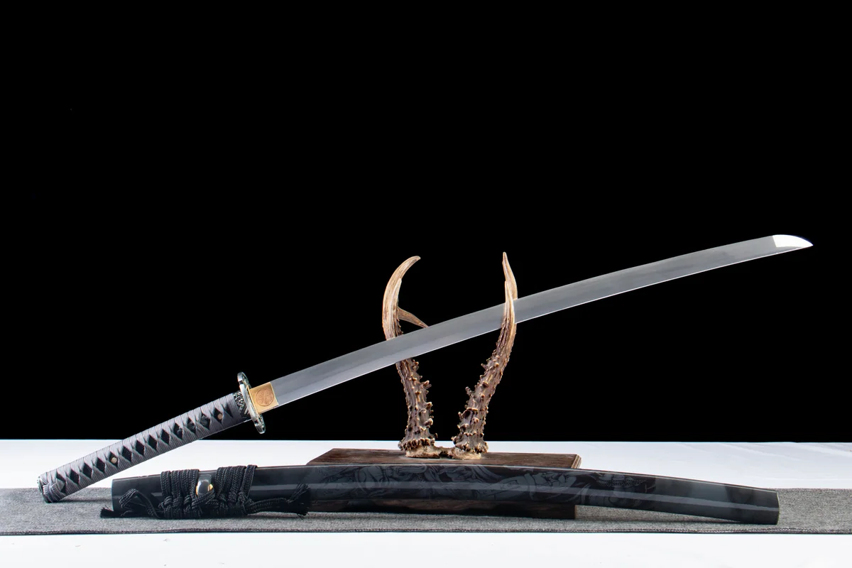 Aile Céleste - Katana Forge a la Main en Acier au carbone 1065 - Image 6