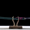 Azur Or des Abysses - Katana Forge a la Main en Acier au carbone 1065