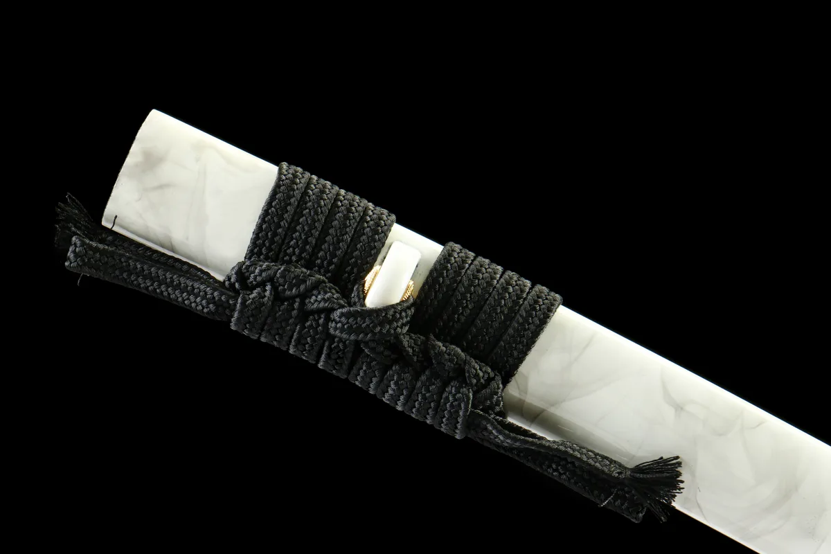 Bambou Blanc - Katana Forge a la Main en Acier au carbone 1065