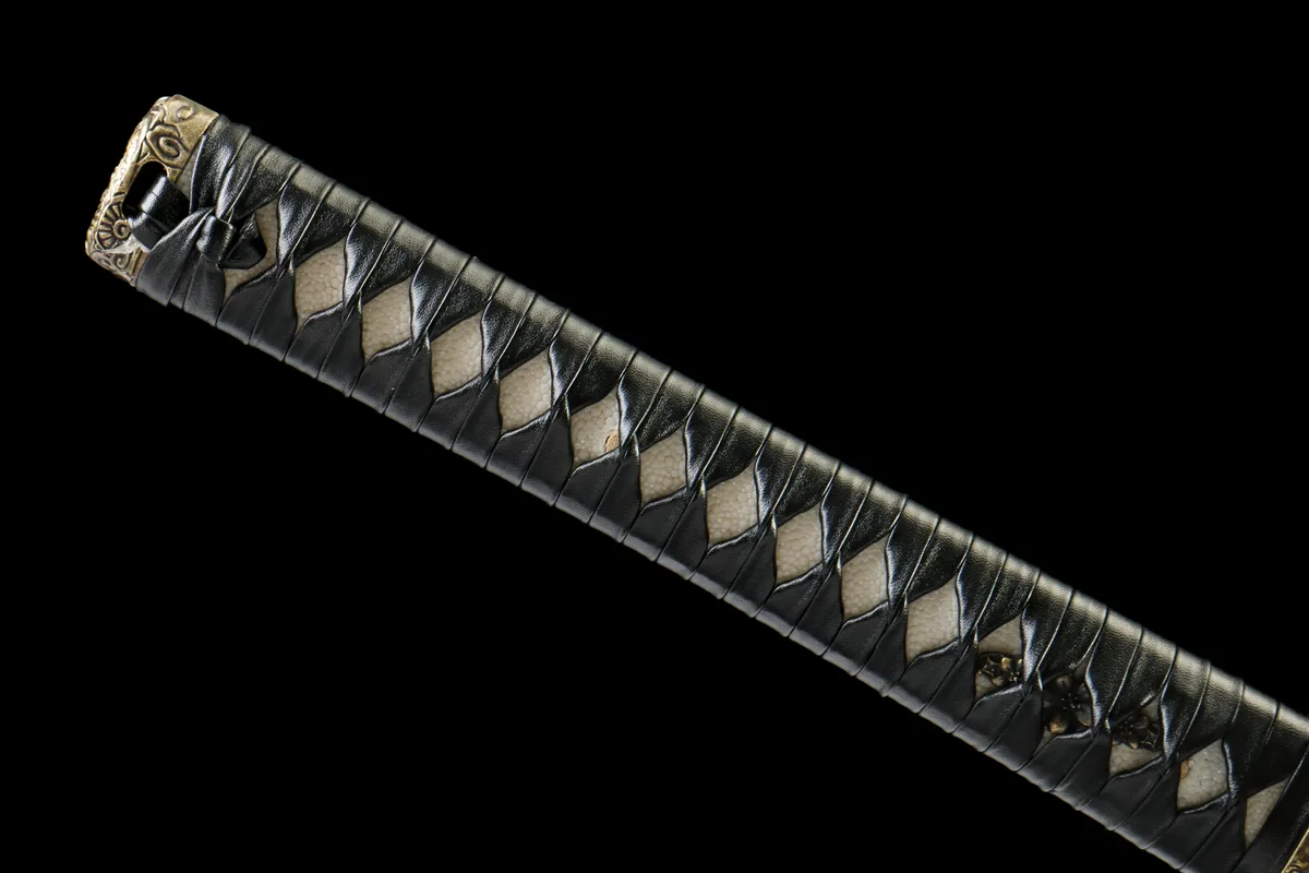 Bambou Blanc - Katana Forge a la Main en Acier au carbone 1065 - Image 9