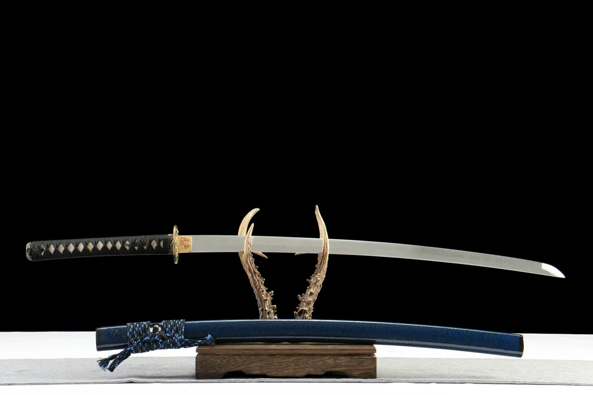 Braise Mourante - Katana Forge a la Main en Acier au carbone 1065