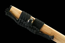 Alternative view of Branche Dorée - Katana Forge a la Main en Acier au carbone 1065