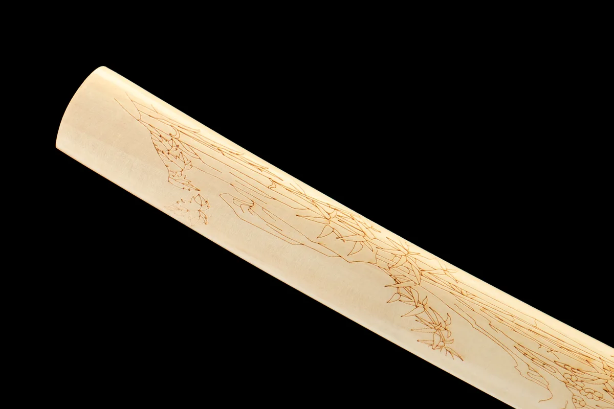 Cœur Ancestral - Katana Forge a la Main en Acier au carbone 1065 - Image 15