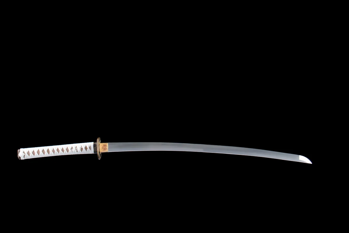 Croc Blanc - Katana Forge a la Main en Acier au carbone 1065 - Image 2