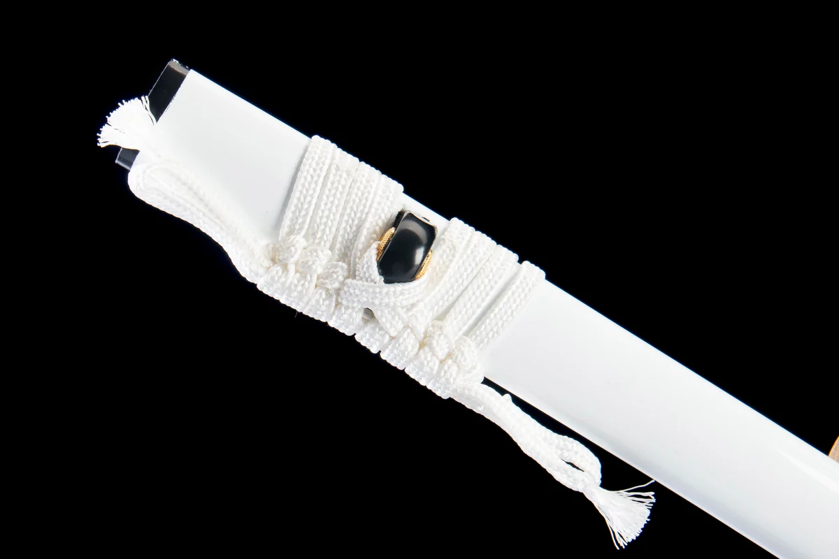 Croc Blanc - Katana Forge a la Main en Acier au carbone 1065 - Image 7